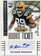 Richard Rodgers [Seat Autograph Championship Ticket] #169 Football Cards 2014 Panini Contenders Prices