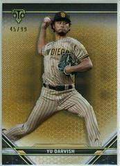 Yu Darvish [Gold] #4 Baseball Cards 2021 Topps Triple Threads Prices