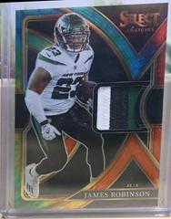 James Robinson [Tie Dye] #SS-20 Football Cards 2022 Panini Select Swatches Prizm Prices