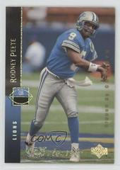 Rodney Peete [Electric Gold] Football Cards 1994 Upper Deck Prices