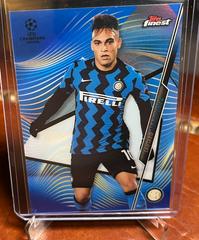 Lautaro Martinez [Blue Refractor] Soccer Cards 2020 Topps Finest UEFA Champions League Prices