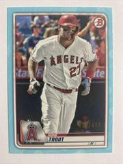 Mike Trout [Green] #1 Baseball Cards 2020 Bowman Prices