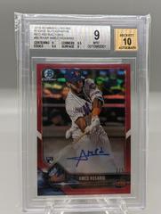 Amed Rosario [Red Refractor] #CRA-AR Baseball Cards 2018 Bowman Chrome Rookie Autographs Prices