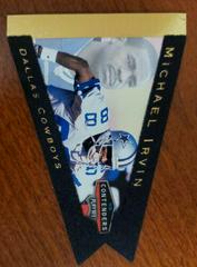 Michael Irvin [Gold Foil] #21 Football Cards 1998 Playoff Contenders Pennants Prices