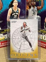 Diamond Miller [Gold] #2 Basketball Cards 2023 Panini Origins WNBA Works in Progress Prices
