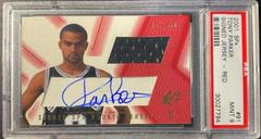 Tony Parker [Signed Jersey Red] #91 Basketball Cards 2001 Spx Prices