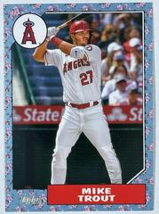 Mike Trout #87B-24 Baseball Cards 2022 Topps Japan Edition 1987 Cherry Tree Prices