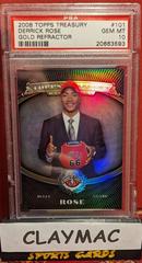 Derrick Rose [Gold Refractor] #101 Basketball Cards 2008 Topps Treasury Prices