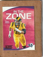 Aaron Donald Football Cards 2020 Panini Score in the Zone Prices