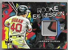 Jarren Duran [Red] #RE-JD Baseball Cards 2022 Panini Diamond Kings Rookie Expression Prices