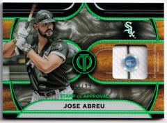 Jose Abreu [Green] #SOA-JAB Baseball Cards 2022 Topps Tribute Stamp of Approval Relics Prices