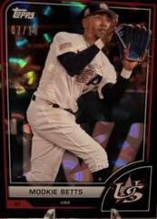 Mookie Betts [Black Difractor] #33 Baseball Cards 2023 Topps World Classic Prices