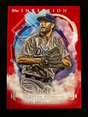 Clayton Kershaw [Red] #11 Baseball Cards 2019 Topps Inception Prices