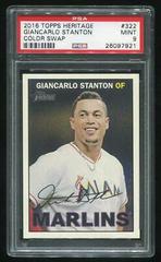 Giancarlo Stanton [Color Swap] Baseball Cards 2016 Topps Heritage Prices