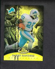 Barry Sanders [Gold Refractor] #T1 Football Cards 1999 Topps Finest Team Prices