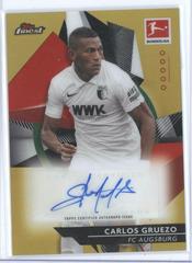 Carlos Gruezo [Gold Refractor] Soccer Cards 2020 Topps Finest Bundesliga Autographs Prices