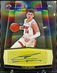 Tyler Herro [Electric Etch Yellow] #RA-THR Basketball Cards 2019 Panini Obsidian Rookie Autographs Prices