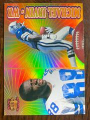 Michael Irvin [Gold] Football Cards 1995 Pacific Prisms Prices