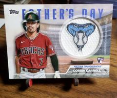 Corbin Carroll Baseball Cards 2023 Topps Father’s Day Commemorative Team Patch Prices