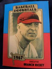 Branch Rickey #105 Baseball Cards 1980 Baseball Immortals Prices