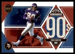 Cris Carter #DD-4 Football Cards 2022 Panini Legacy Decade of Dominance Prices