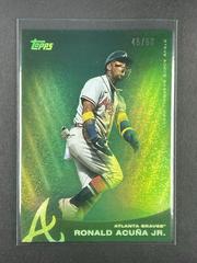 Ronald Acuna Jr. [Green Glitter] #106 Baseball Cards 2022 Topps X Steve Aoki Prices
