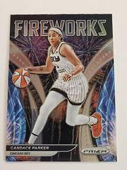 Candace Parker #9 Basketball Cards 2022 Panini Prizm WNBA Fireworks Prices