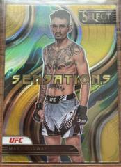 Max Holloway [Gold] #5 Ufc Cards 2023 Panini Select UFC Sensations Prices