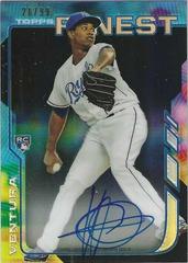 Yordano Ventura [Black Refractor] #RA-YV Baseball Cards 2014 Finest Rookie Autograph Prices