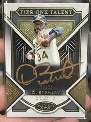 Dave Stewart [Gold Ink] Baseball Cards 2023 Topps Tier One Talent Autographs Prices