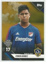 Efrain Alvarez [Gold] #171 Soccer Cards 2019 Topps MLS Prices