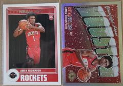 Amen Thompson [Winter Holo] #8 Basketball Cards 2023 Panini Hoops Rookie Greetings Prices