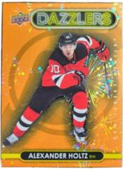 Alexander Holtz [Orange] Hockey Cards 2021 Upper Deck Dazzlers Prices