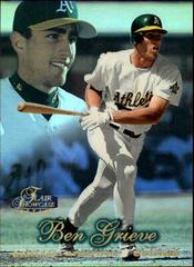 Ben Grieve [Row 2] #4 Baseball Cards 1998 Flair Showcase Prices