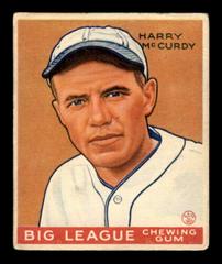 Harry McCurdy #170 Baseball Cards 1933 Goudey Prices