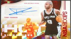 Tony Parker [Red] #HS-TPK Basketball Cards 2021 Panini Hoops Hot Signatures Prices