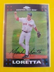 Mark Loretta [Red Refractor] #29 Baseball Cards 2007 Topps Chrome Prices