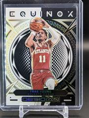 Trae Young [Yellow] #15 Basketball Cards 2022 Panini Obsidian Equinox Prices