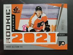 Wade Allison Hockey Cards 2021 SP Game Used Rookie Blends Prices