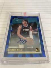 LaMelo Ball [Auto Blue Laser] Basketball Cards 2020 Donruss Prices
