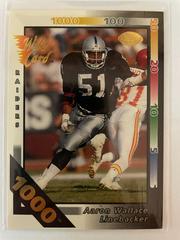 Aaron Wallace [1000 Stripe] #309 Football Cards 1992 Wild Card Prices