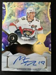 Matthew Tkachuk [Purple Relic Autograph] Hockey Cards 2022 Upper Deck Black Diamond Stars Prices