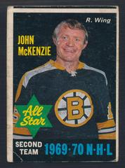 John McKenzie [Black Bottom Print] Hockey Cards 1970 O-Pee-Chee Prices