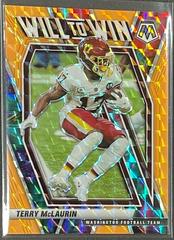 Terry McLaurin [Mosaic] #WW-15 Football Cards 2021 Panini Mosaic Will to Win Prices