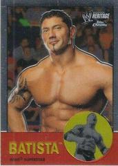 Batista #2 Wrestling Cards 2007 Topps Heritage II Chrome WWE Prices