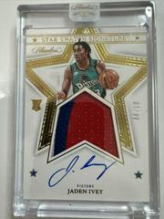 Jaden Ivey [Gold] #20 Basketball Cards 2022 Panini Flawless Patch Autograph Prices