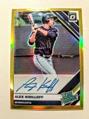 Alex Kirilloff [Gold] Baseball Cards 2019 Panini Donruss Optic Rated Prospects Signatures Prices