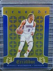 Russell Westbrook [Blue] #8 Basketball Cards 2015 Panini Excalibur Crusade Prices