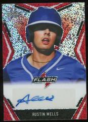 Austin Wells [Orange] Baseball Cards 2020 Leaf Flash Autographs Prices