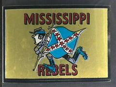 Mississippi Rebels Football Cards 1960 Topps Metallic Stickers Prices